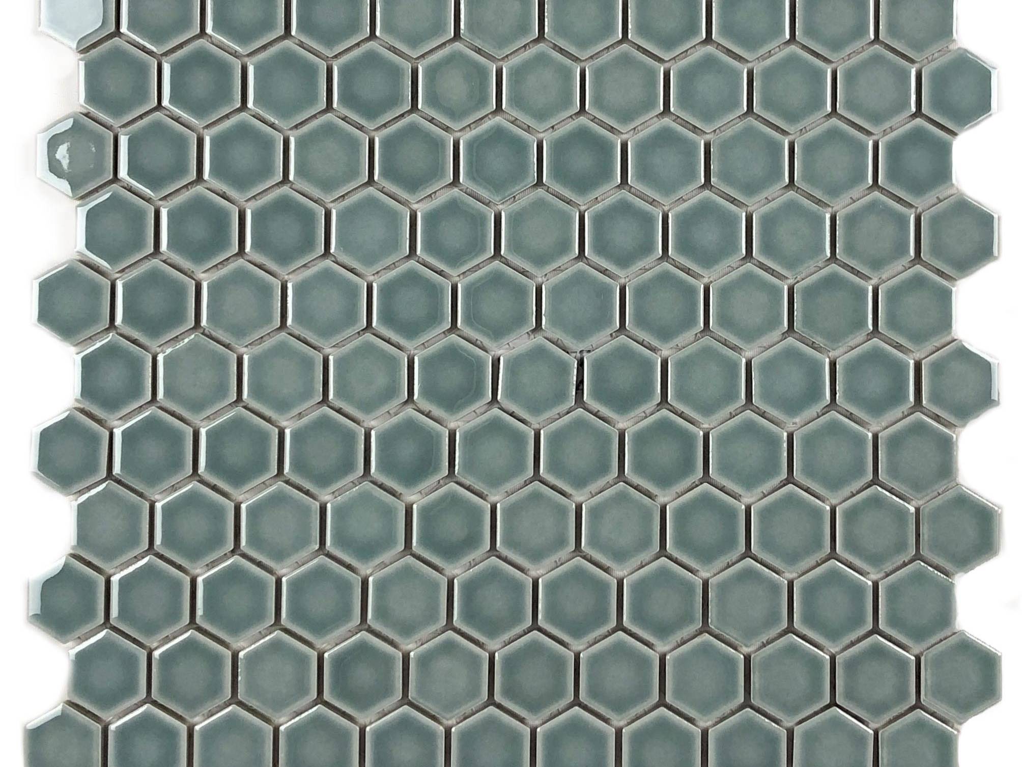 Mosaic Hexagons Teal | Adex USA